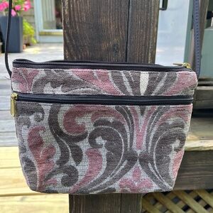 Danny K Women’s Tapestry Zipper Purse Crossbody